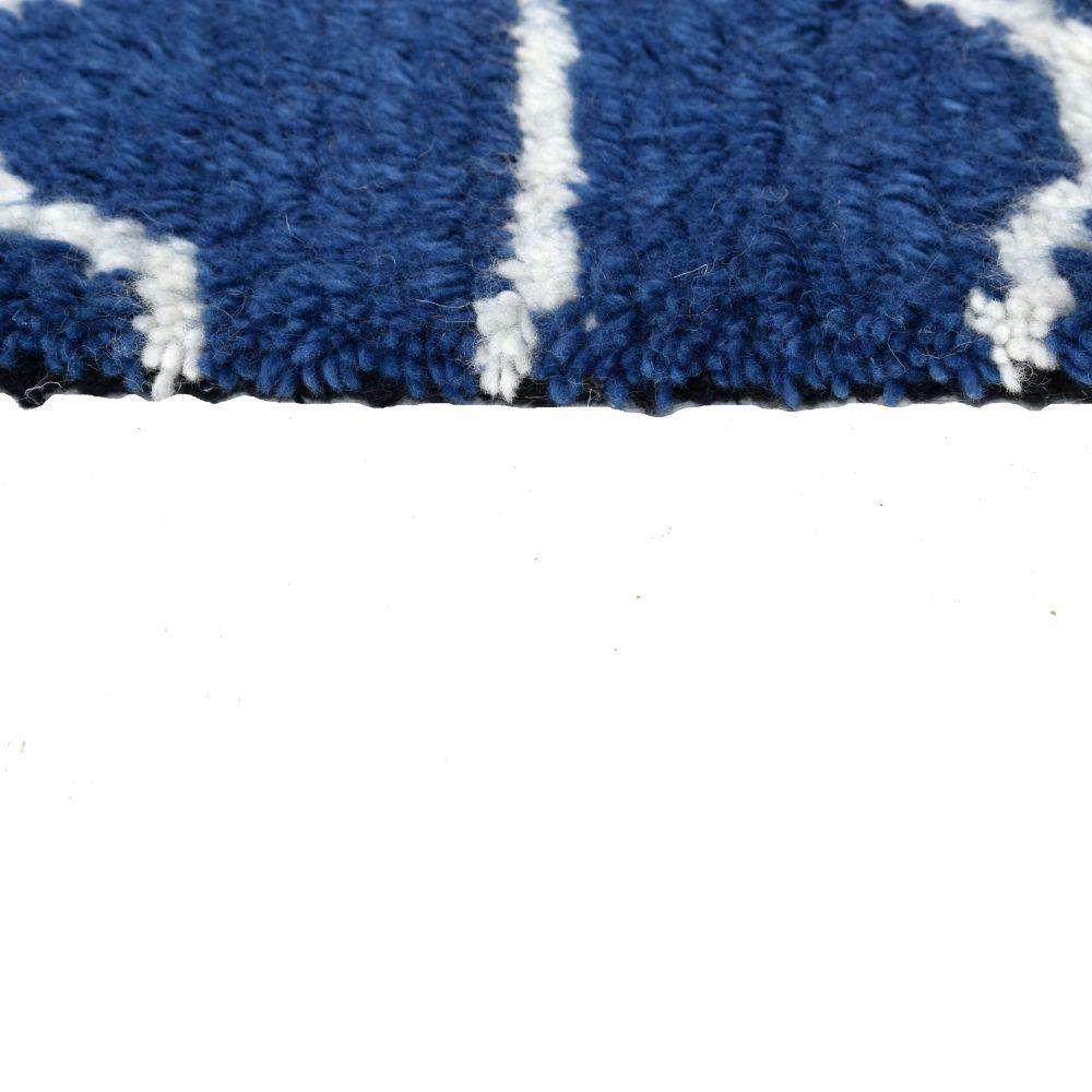 Marine Woven Wool 6X9 Rug