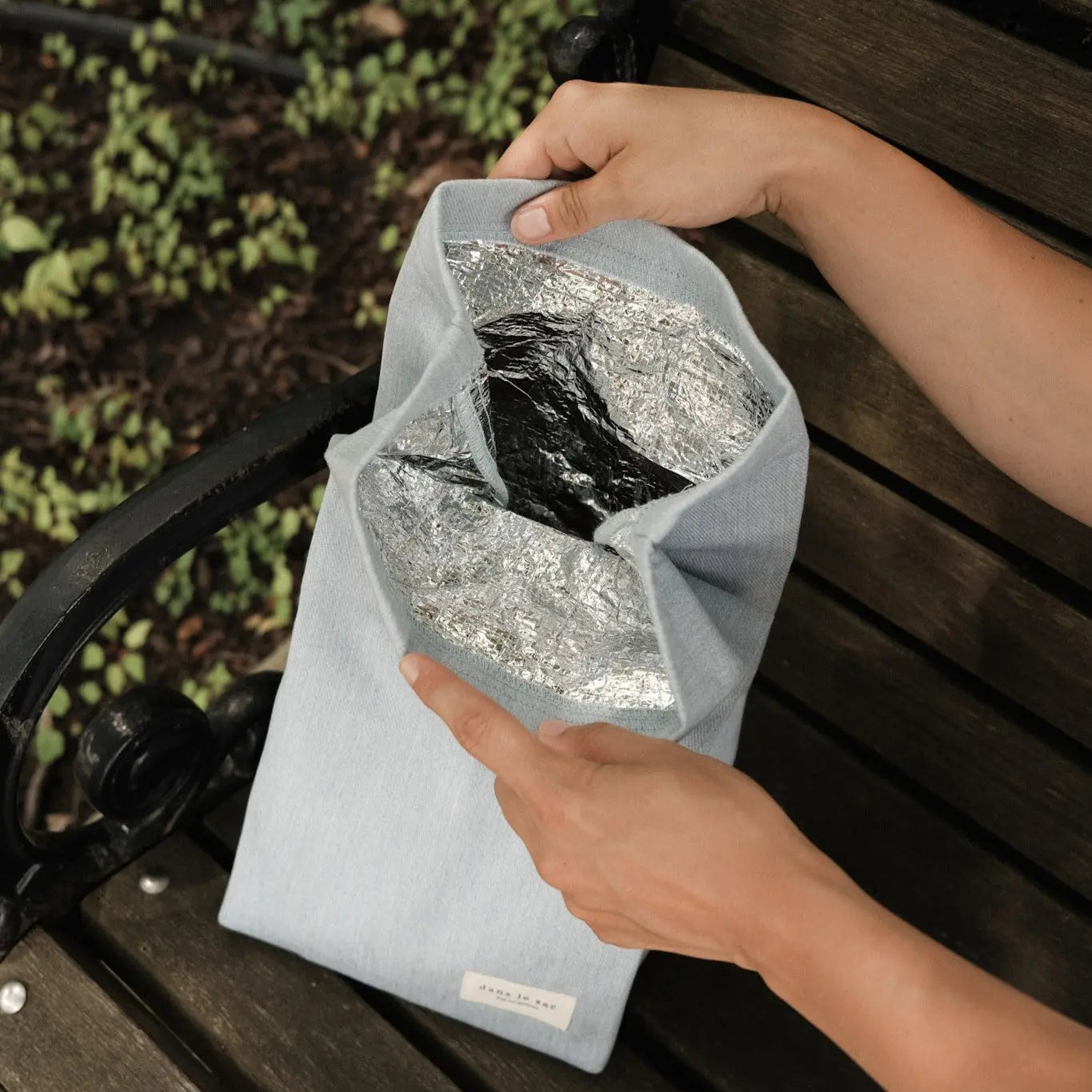 Vintage Style Lunch Bag-Circular Economy