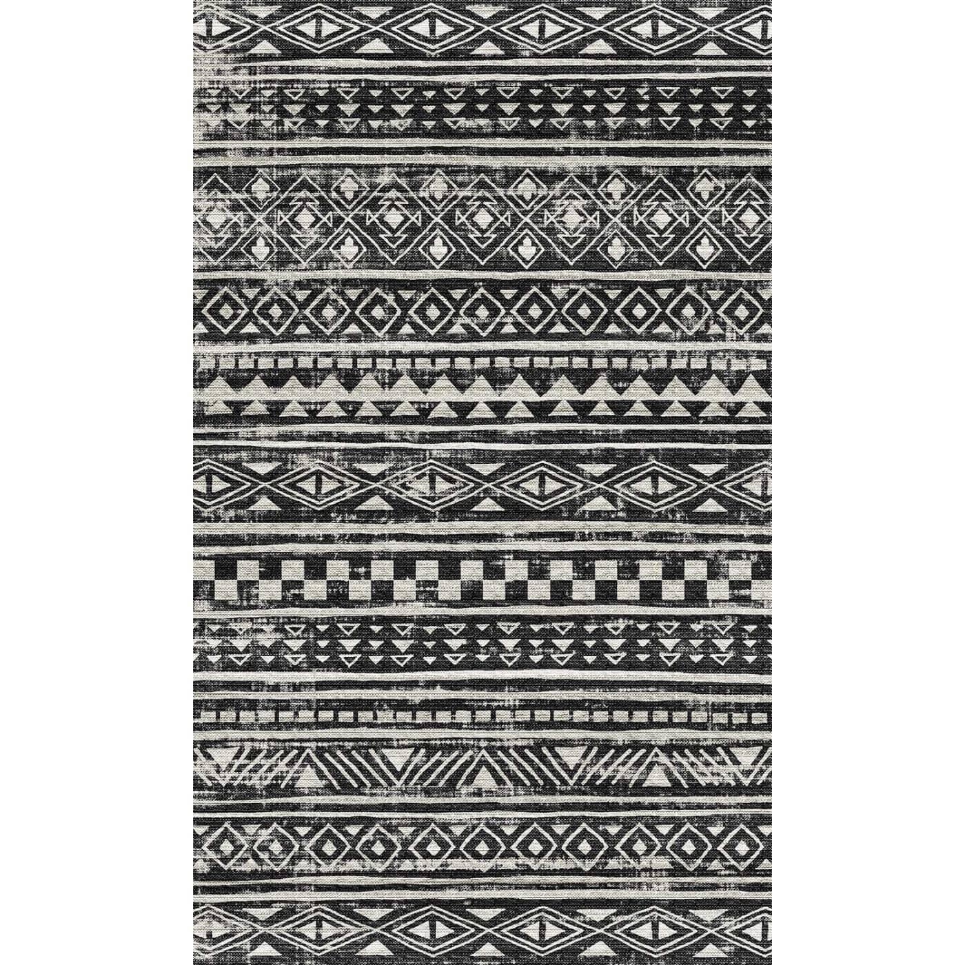 Nadine Black & White Rug