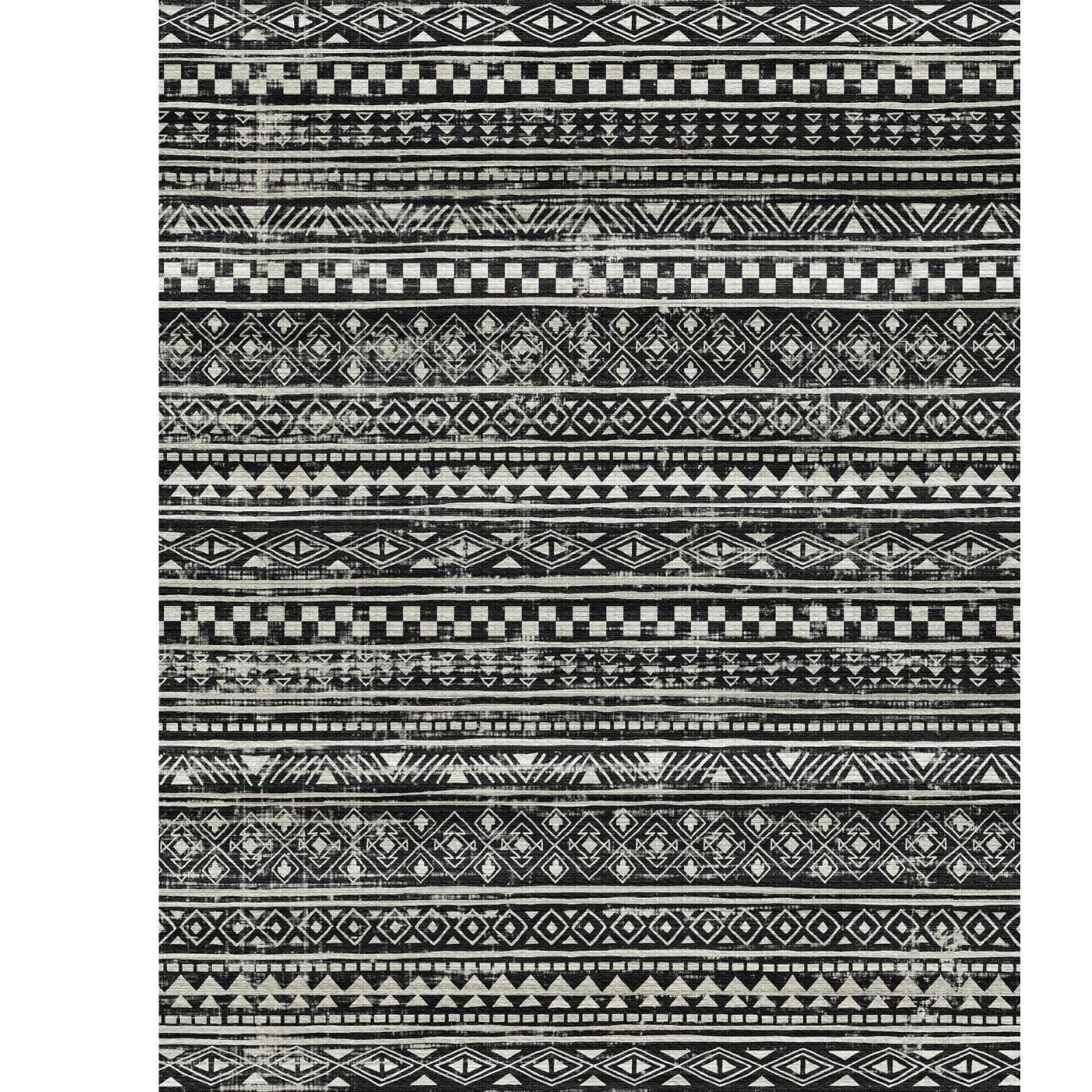 Nadine Black & White Rug