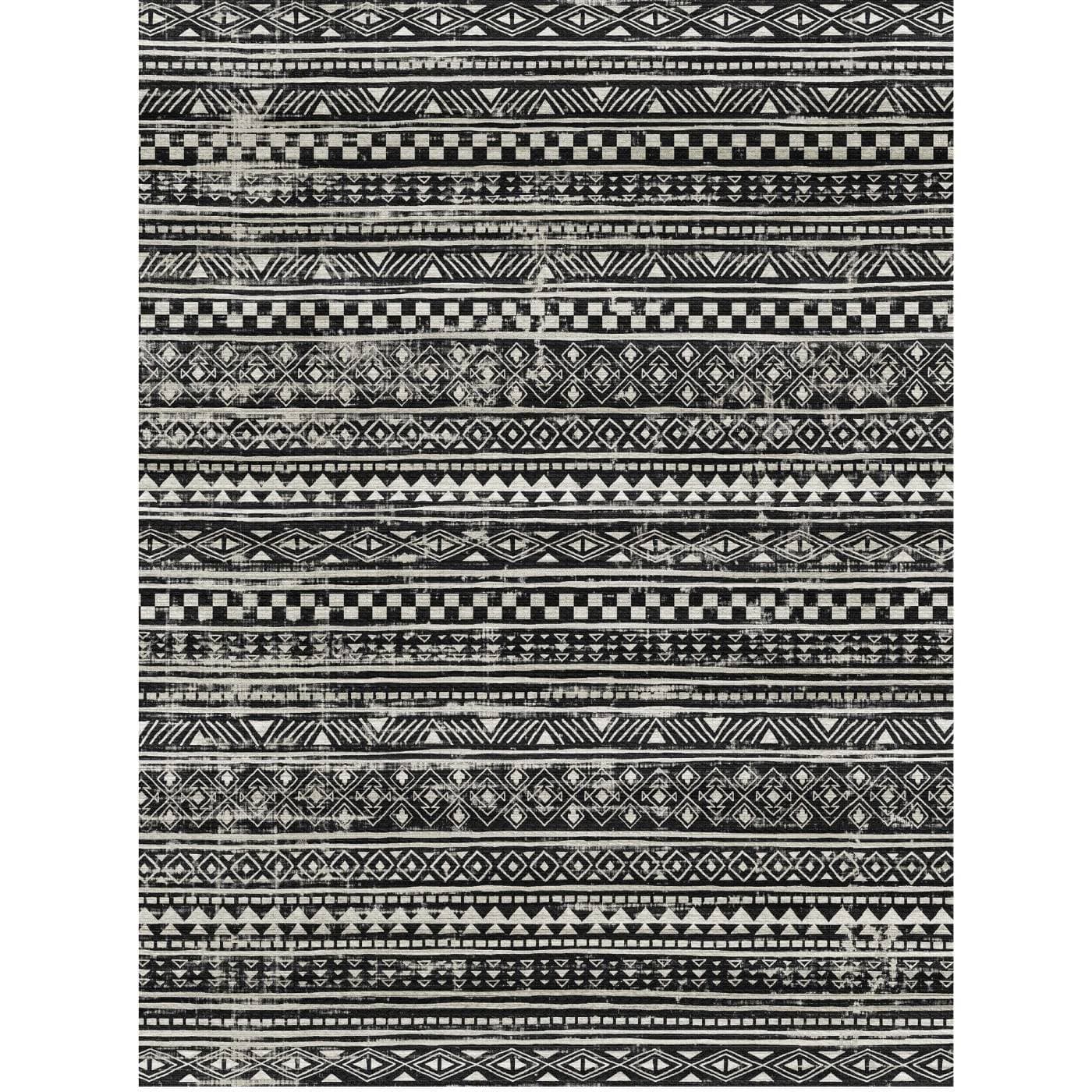 Nadine Black & White Rug