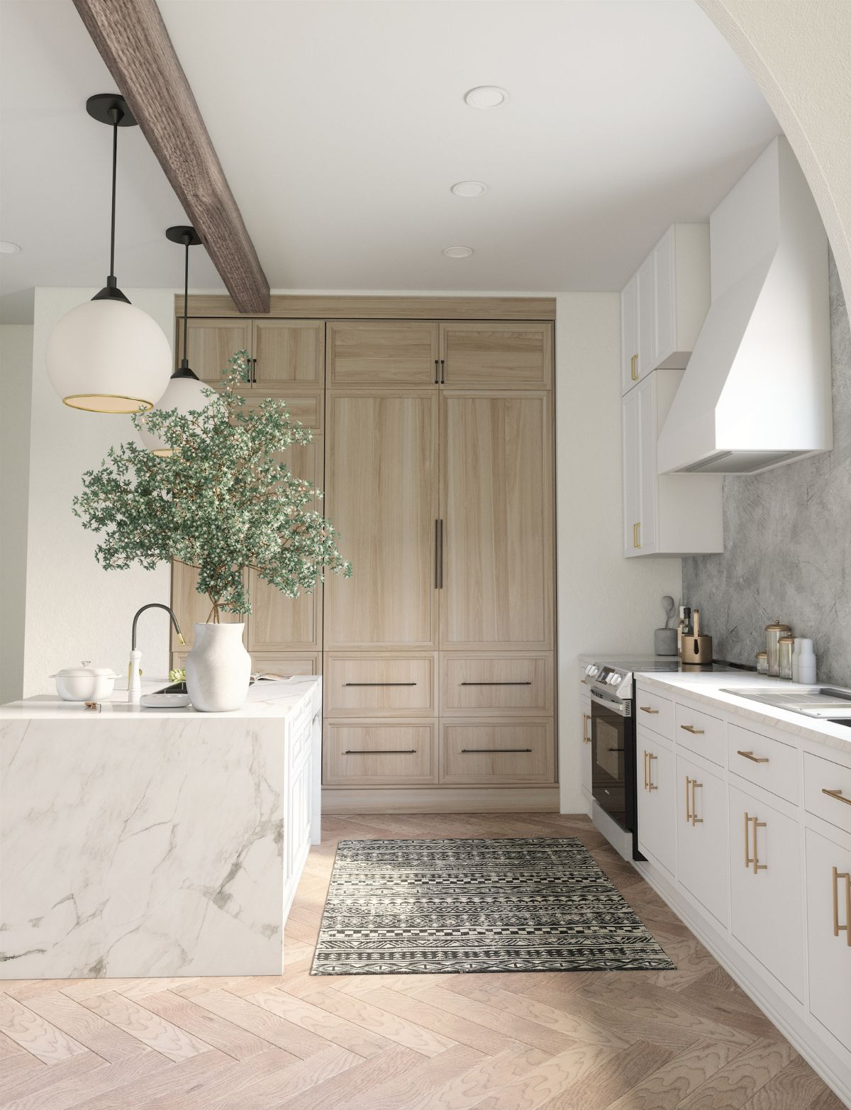 Nadine Black & White Rug